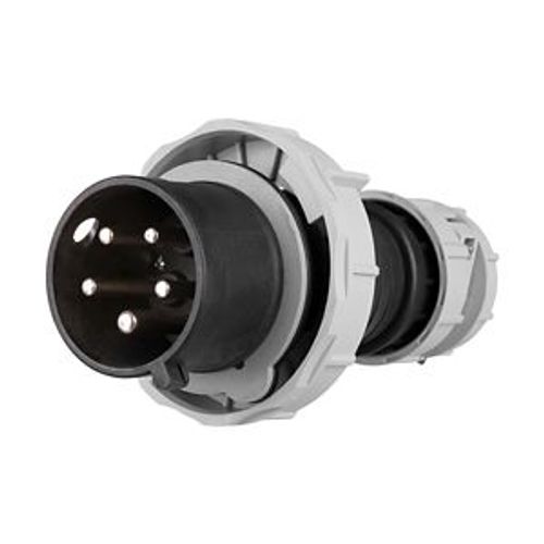 Main product image of Arrow Hart Pin & Sleeve Plug, #10-#2 Awg 30A, Y 347/600V, Black, 4-Pole, 5-Wire, Male, 15 Hp, AH530P5W