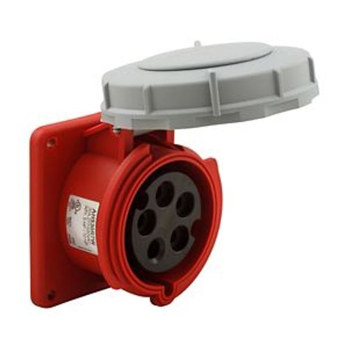 Main product image of Arrow Hart Pin & Sleeve Receptacle, #10-#2 Awg 30A, Y 277/480V, Red, Female, 10 Hp, 3Ph, AH530R7W
