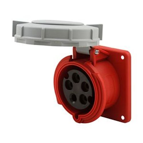 Main product image of Arrow Hart Pin & Sleeve Receptacle, #10-#2 Awg 30A, Y 277/480V, Red, Female, 10 Hp, 3Ph, AH530R7W