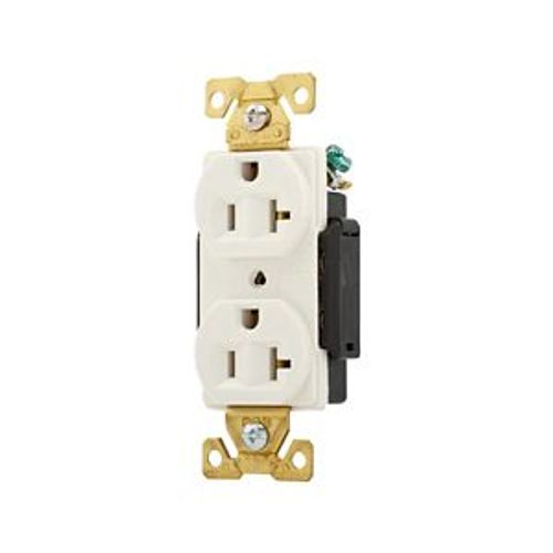 Main product image of Arrow Hart Industrial Duplex Receptacle, #14-10 Awg 20A 125V, Light Almond Face Base, Duplex, AH5362LA