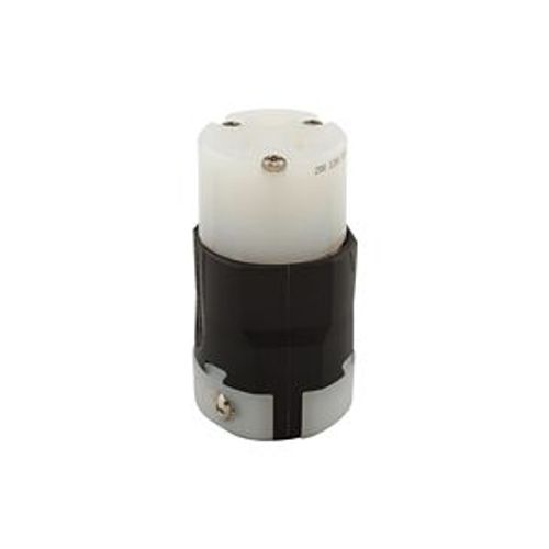 Main product image of Arrow Hart Ultra Grip Straight Blade Connector #16-#12 Awg 20A 125V, Black, 5-20P, 2-Pole 3-Wire, AH5369
