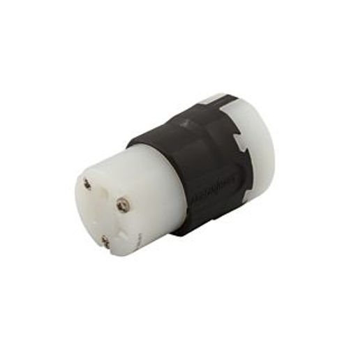 Main product image of Arrow Hart Ultra Grip Straight Blade Connector #16-#12 Awg 20A 125V, Black, 5-20P, 2-Pole 3-Wire, AH5369