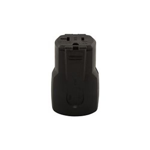 Main product image of Arrow Hart Quick Grip Straight Blade Connector, #16-12 Awg 20A 125V, Black, 2-Pole 3-Wire, AH5369BK