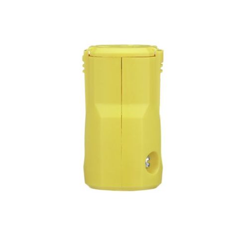 Main product image of Arrow Hart Quick Grip Straight Blade Connector, #16-12 Awg 20A 125V, Yellow, 2-Pole 3-Wire, AH5369Y