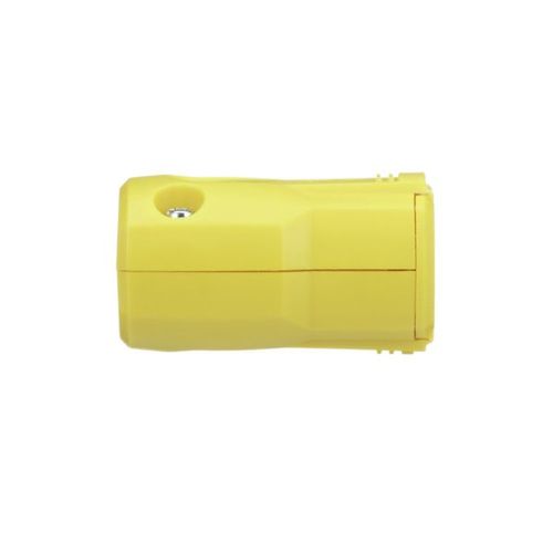 Main product image of Arrow Hart Quick Grip Straight Blade Connector, #16-12 Awg 20A 125V, Yellow, 2-Pole 3-Wire, AH5369Y