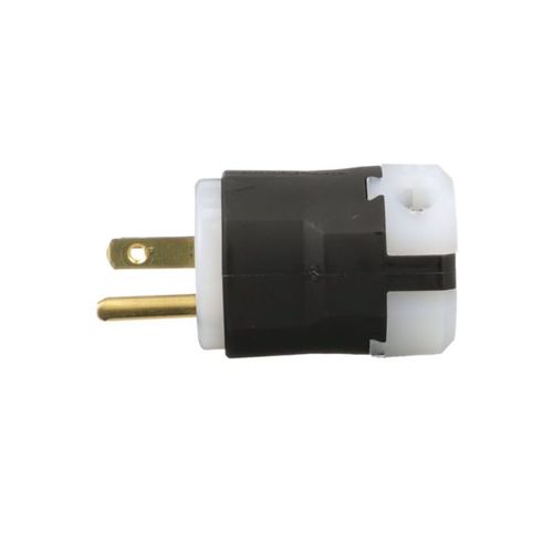 Main product image of Arrow Hart Ultra Grip Straight Blade Plug, #16-#12 Awg 20A, 250V, Black, 6-20P, 2-Pole 3-Wire, AH5466