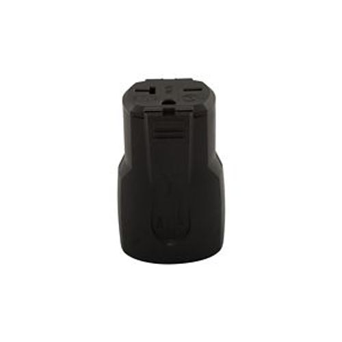 Main product image of Arrow Hart Quick Grip Straight Blade Connector, #16-12 Awg 20A, 250V, Black, 6-20R 2-Pole 3-Wire, AH5469BK