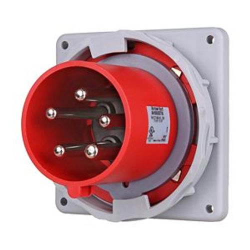 Main product image of Arrow Hart Pin & Sleeve Inlet, #8-#2 Awg #10-#2 Awg (Ground), #12-#16 60A, Y 277/480V, Red, Male, AH560B7W