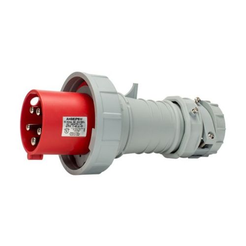 Main product image of Arrow Hart Pin & Sleeve Plug, 60/63A 200-415V, 4-Pole, #8-#2 Awg #10-#2 Awg (Ground) #12-#16 Awg, AH560P6WDR