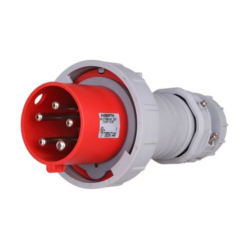 Main product image of Arrow Hart Pin & Sleeve Plug, #8-#2 Awg #10-#2 Awg Ground, #12-#16 60A, Y 277/480V, Red, AH560P7W