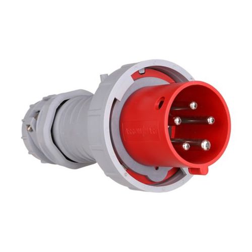 Main product image of Arrow Hart Pin & Sleeve Plug, #8-#2 Awg #10-#2 Awg Ground, #12-#16 60A, Y 277/480V, Red, AH560P7W