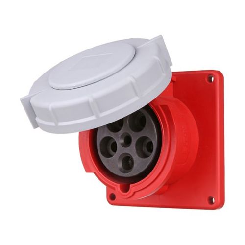 Main product image of Arrow Hart Pin & Sleeve Receptacle, 60/63A 200-415V, 4-Pole, #8-#2 Awg #10-#2 Awg (Ground), AH560R6WDR
