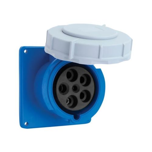 Main product image of Arrow Hart Pin & Sleeve Receptacle, #8-#2 Awg #10-#2 Awg Ground, #12-#16 Pilot, 60A, Y 277/480V, AH560R7W