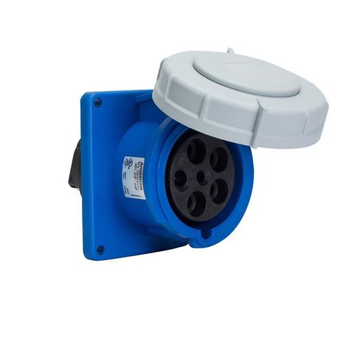 Main product image of Arrow Hart Pin & Sleeve Receptacle, 60/63AY 120/208V, 4-Pole, #8-#2 Awg #10-#2 Awg (Ground), AH560R9WDR