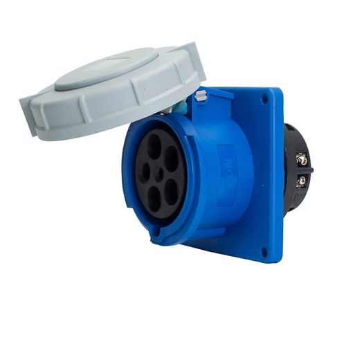 Main product image of Arrow Hart Pin & Sleeve Receptacle, 60/63AY 120/208V, 4-Pole, #8-#2 Awg #10-#2 Awg (Ground), AH560R9WDR