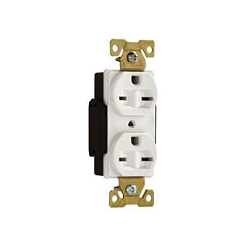 Main product image of Arrow Hart Extra Heavy-Duty Industrial Duplex Receptacle, #14-10 Awg 15A, 250V, 6-15R, Duplex, AH5662W