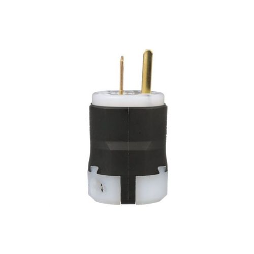 Main product image of Arrow Hart Ultra Grip Straight Blade Plug, #18-#12 Awg 15A, 250V, Black, 6-15P, 2-Pole 3-Wire, AH5666