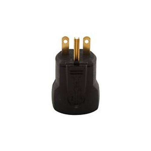 Main product image of Arrow Hart Quick Grip Straight Blade Plug, #16-12 Awg 15A, 250V, 6-15P, 2-Pole 3-Wire, AH5666BK