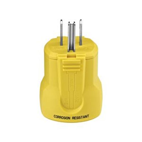 Main product image of Arrow Hart Corrosion Resistant Straight Blade Plug #18 To #12 Awg 15A 125V, 5-15P, 2-Pole 3-Wire, AH5965CR