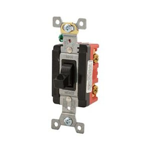 Main product image of Manual Motor Controller, Switch Only, #14-8 Awg 40A, Panel, 600V, Maintained Contact, Black, AH6808UCO