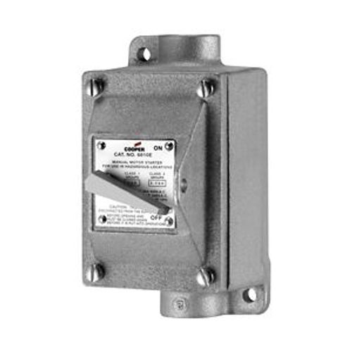 Main product image of Manual Motor Controller, #14-10 Awg 30A, 600V, Front Wired, 2-Pole, Single-Throw, AH6810E