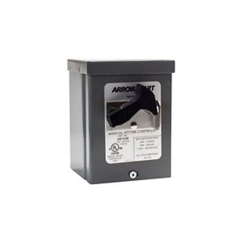 Main product image of Manual Motor Controller, #14-10 Awg 30A, 600V, Front Wired, Gray, Nema3R, 2-Pole, AH6810W