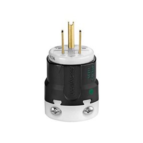 Main product image of Arrow Hart Auto Grip Straight Blade Plug, #18-12 Awg 15A 125V, Back, 5-15P, 2-Pole 3-Wire, AH8215HG