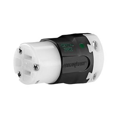 Main product image of Arrow Hart Auto Grip Straight Blade Connector, #18-12 Awg 15A, 125V, 2-Pole 3-Wire, AH8219HG