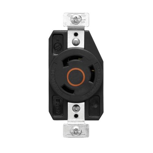 Main product image of Arrow Hart Color Coded Locking Receptacle, #14-8 Awg 30A, 125/250V, L10-30, 3-Pole, 3-Wire, AHCL1030R