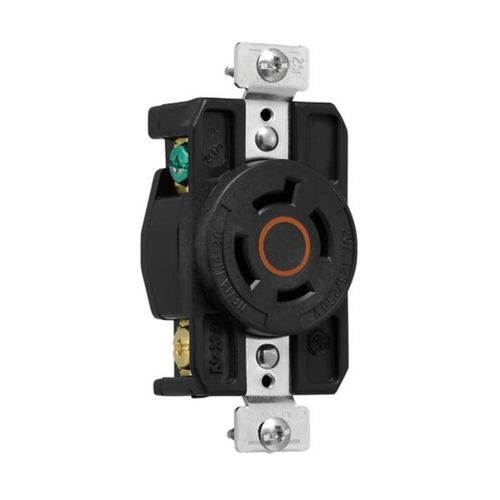 Main product image of Arrow Hart Color Coded Locking Receptacle, #14-8 Awg 20A, 125/250V, 3-Pole 4-Wire, AHCL1420R