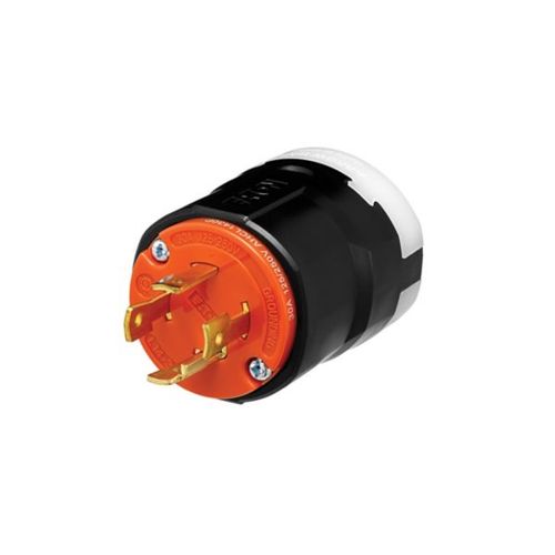 Main product image of Arrow Hart Color Coded Locking Plug, #14-8 Awg 30A, 125/250V, L14-30 3-Pole 4-Wire, AHCL1430P