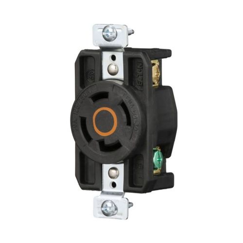 Main product image of Arrow Hart Color Coded Locking Receptacle, #14-8 Awg 30A, 125/250V, L14-30 3-Pole 4-Wire, AHCL1430R