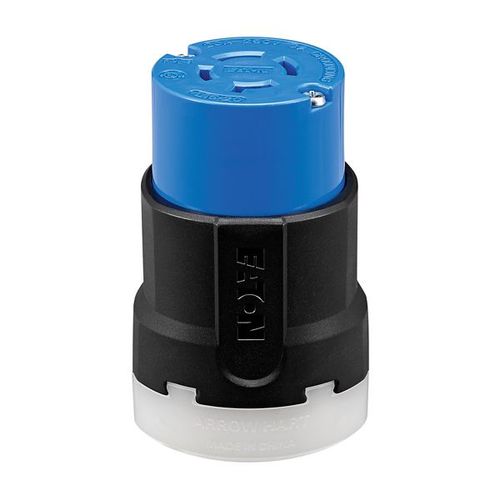 Main product image of Arrow Hart Color Coded Locking Connector, #14-8 Awg 20A, 250V, L15-20 3-Pole 4-Wire, AHCL1520C