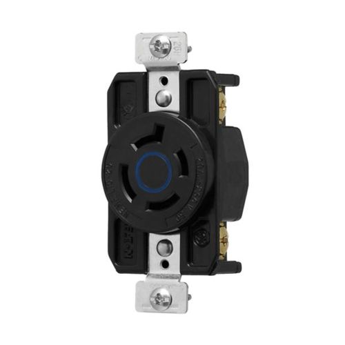 Main product image of Arrow Hart Color Coded Locking Receptacle, #14-8 Awg 20A, 250V, L15-20 3-Pole 4-Wire, AHCL1520R