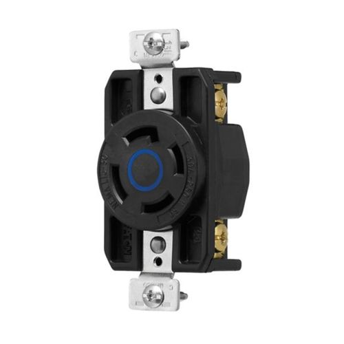 Main product image of Arrow Hart Color Coded Locking Receptacle, #14-8 Awg 30A, 250V, L15-30 3-Pole 4-Wire, AHCL1530R