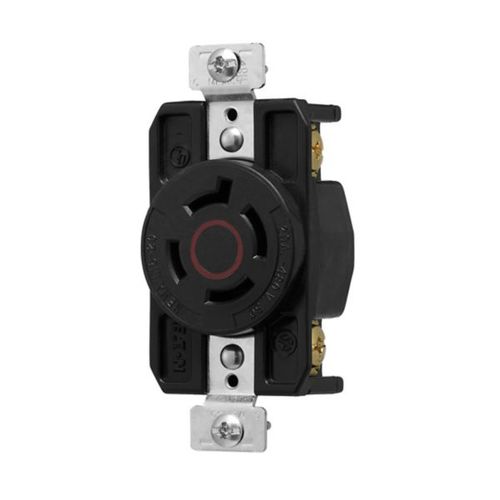 Main product image of Arrow Hart Color Coded Locking Receptacle, #14-8 Awg 20A, 480V, 3-Pole 4-Wire, AHCL1620R