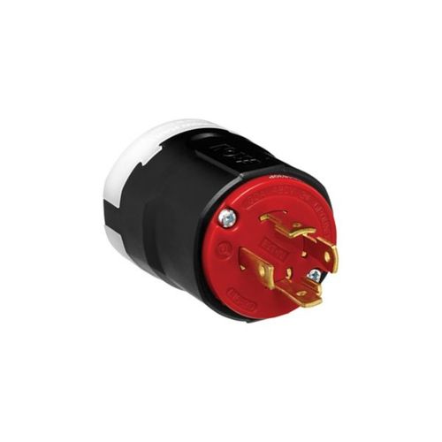 Main product image of Arrow Hart Color Coded Locking Plug, #14-8 Awg 30A, 480V, L16-30 3-Pole 4-Wire, AHCL1630P