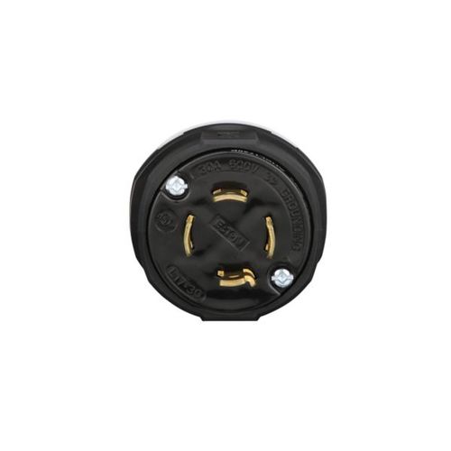 Main product image of Arrow Hart Color Coded Locking Plug, #14-8 Awg 30A, 600V, Black, UltraGrip, L17-30 3-Pole 4-Wire, AHCL1730P