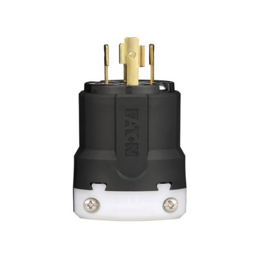 Main product image of Arrow Hart Color Coded Locking Plug, #14-8 Awg 30A, 600V, Black, UltraGrip, L17-30 3-Pole 4-Wire, AHCL1730P