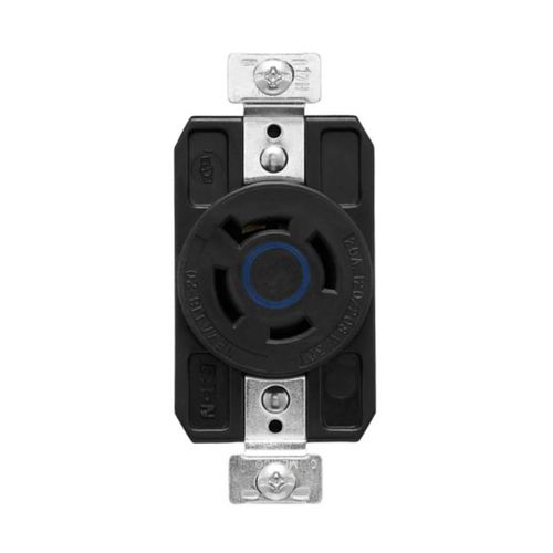 Main product image of Arrow Hart Color Coded Locking Receptacle, #14-8 Awg 20A, Y 120/208 V, L18-20, 4-Pole, 4-Wire, AHCL1820R