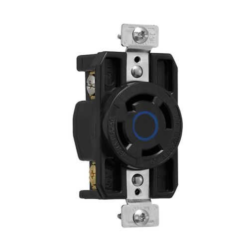 Main product image of Arrow Hart Color Coded Locking Receptacle, #14-8 Awg 30A, Y 120/208 V, L18-30, 4-Pole, 4-Wire, AHCL1830R