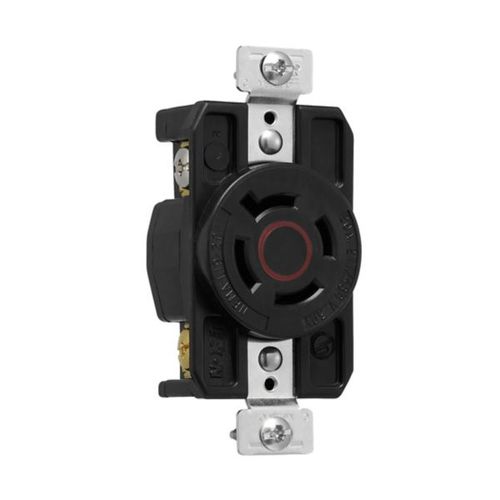 Main product image of Arrow Hart Color Coded Locking Receptacle, #14-8 Awg 20A, Y 277/480V, L19-20, 4-Pole, 4-Wire, AHCL1920R
