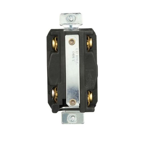 Main product image of Arrow Hart Color Coded Locking Receptacle, #14-8 Awg 30A, Y 347/600V, Black, 4-Pole, 4-Wire, AHCL2030R