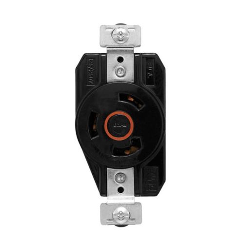 Main product image of Arrow Hart Color Coded Locking Receptacle, #14-8 Awg 30A, 125/250V, 3-Pole, 3-Wire, 3 Phase, AHCL3330R