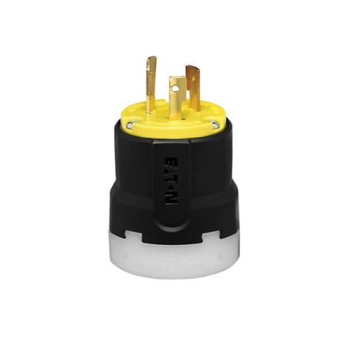 Main product image of Arrow Hart Color Coded Locking Plug, Locking Plug, #14-8 Awg 20A 125V, L5-20, 2-Pole 3-Wire, AHCL520P