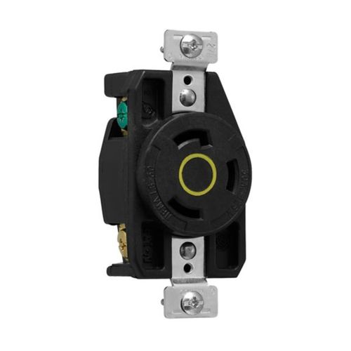 Main product image of Arrow Hart Color Coded Locking Receptacle, #14-8 Awg 30A 125V, L5-30, 2-Pole 3-Wire, AHCL530R