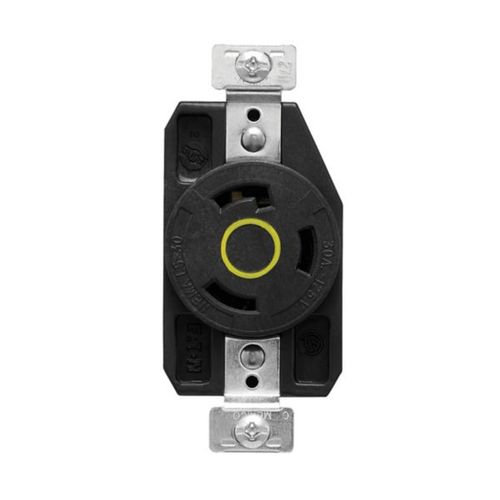 Main product image of Arrow Hart Color Coded Locking Receptacle, #14-8 Awg 30A 125V, L5-30, 2-Pole 3-Wire, AHCL530R