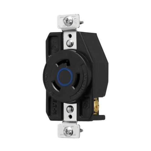 Main product image of Arrow Hart Color Coded Locking Receptacle, #14-8 Awg 20A, 250V, L6-20, 2-Pole, AHCL620R