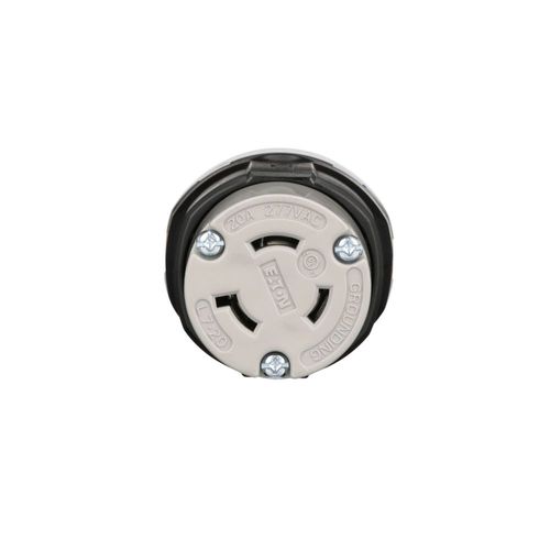 Main product image of Arrow Hart Color Coded Locking Connector, #14-8 Awg 20A, 277V, L7-20, 2-Pole 3-Wire, AHCL720C