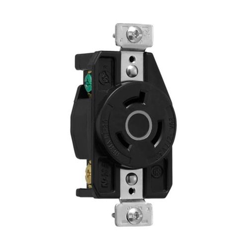 Main product image of Arrow Hart Color Coded Locking Receptacle, #14-8 Awg 20A, 277V, L7-20, 2-Pole, AHCL720R